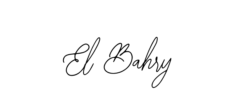 You can use this online signature creator to create a handwritten signature for the name El Bahry. This is the best online autograph maker. El Bahry signature style 12 images and pictures png