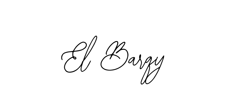 Create a beautiful signature design for name El Barqy. With this signature (Bearetta-2O07w) fonts, you can make a handwritten signature for free. El Barqy signature style 12 images and pictures png