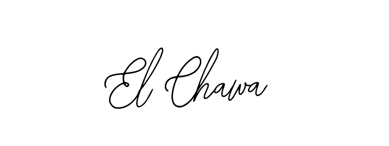 The best way (Bearetta-2O07w) to make a short signature is to pick only two or three words in your name. The name El Chawa include a total of six letters. For converting this name. El Chawa signature style 12 images and pictures png