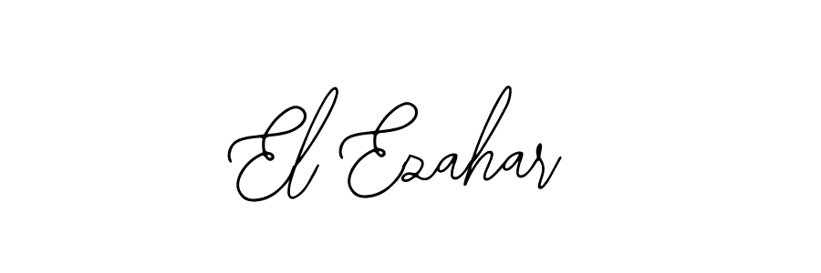 if you are searching for the best signature style for your name El Ezahar. so please give up your signature search. here we have designed multiple signature styles  using Bearetta-2O07w. El Ezahar signature style 12 images and pictures png