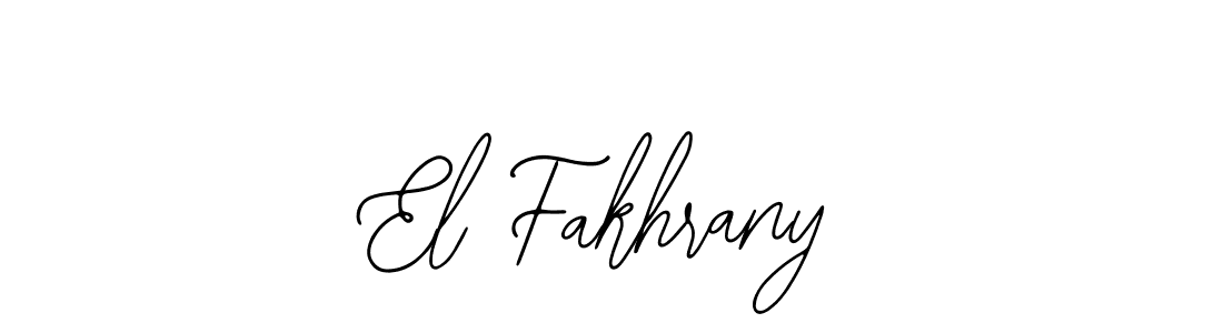 You should practise on your own different ways (Bearetta-2O07w) to write your name (El Fakhrany) in signature. don't let someone else do it for you. El Fakhrany signature style 12 images and pictures png