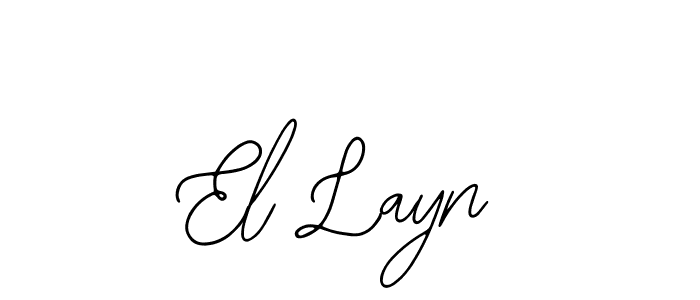 You should practise on your own different ways (Bearetta-2O07w) to write your name (El Layn) in signature. don't let someone else do it for you. El Layn signature style 12 images and pictures png