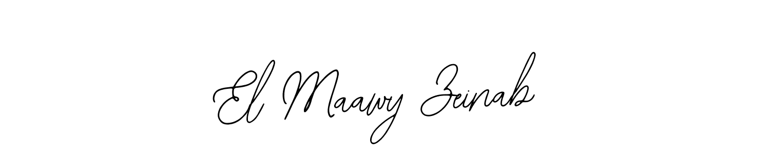 Make a beautiful signature design for name El Maawy Zeinab. Use this online signature maker to create a handwritten signature for free. El Maawy Zeinab signature style 12 images and pictures png