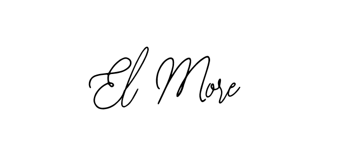 It looks lik you need a new signature style for name El More. Design unique handwritten (Bearetta-2O07w) signature with our free signature maker in just a few clicks. El More signature style 12 images and pictures png