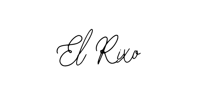 How to make El Rixo name signature. Use Bearetta-2O07w style for creating short signs online. This is the latest handwritten sign. El Rixo signature style 12 images and pictures png