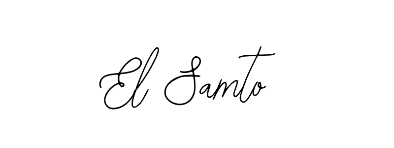 Design your own signature with our free online signature maker. With this signature software, you can create a handwritten (Bearetta-2O07w) signature for name El Samto. El Samto signature style 12 images and pictures png