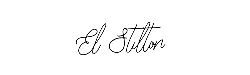 You should practise on your own different ways (Bearetta-2O07w) to write your name (El Stilton) in signature. don't let someone else do it for you. El Stilton signature style 12 images and pictures png