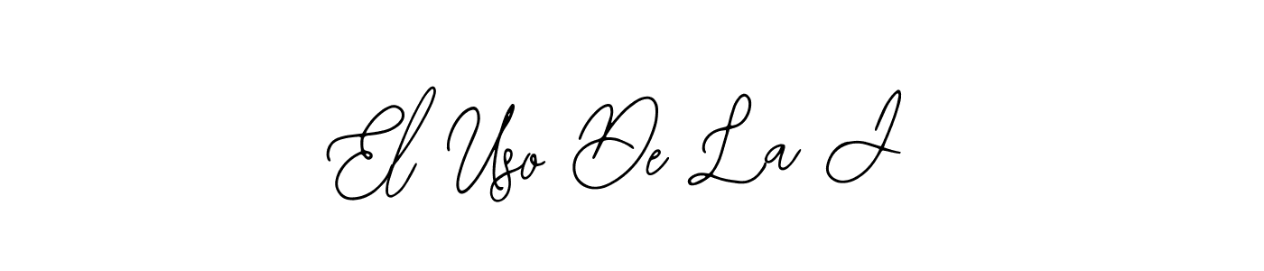 Make a beautiful signature design for name El Uso De La J. With this signature (Bearetta-2O07w) style, you can create a handwritten signature for free. El Uso De La J signature style 12 images and pictures png