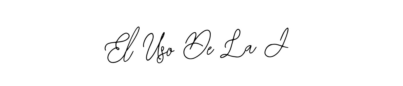 Make a beautiful signature design for name El Uso De La J. With this signature (Bearetta-2O07w) style, you can create a handwritten signature for free. El Uso De La J signature style 12 images and pictures png