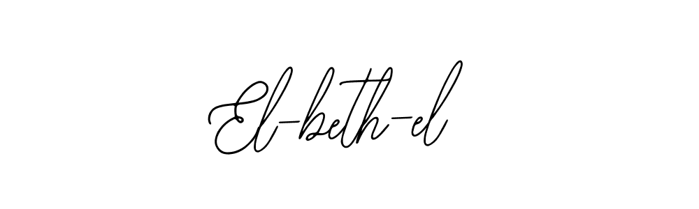 Design your own signature with our free online signature maker. With this signature software, you can create a handwritten (Bearetta-2O07w) signature for name El-beth-el. El-beth-el signature style 12 images and pictures png