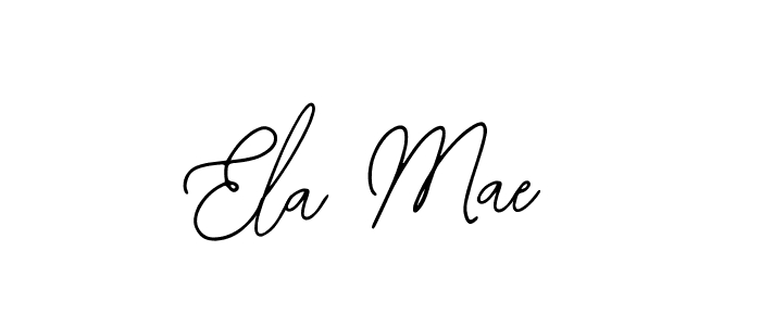 Design your own signature with our free online signature maker. With this signature software, you can create a handwritten (Bearetta-2O07w) signature for name Ela Mae. Ela Mae signature style 12 images and pictures png