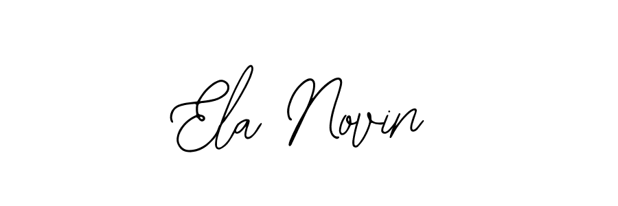 It looks lik you need a new signature style for name Ela Novin. Design unique handwritten (Bearetta-2O07w) signature with our free signature maker in just a few clicks. Ela Novin signature style 12 images and pictures png