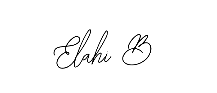 How to make Elahi B signature? Bearetta-2O07w is a professional autograph style. Create handwritten signature for Elahi B name. Elahi B signature style 12 images and pictures png