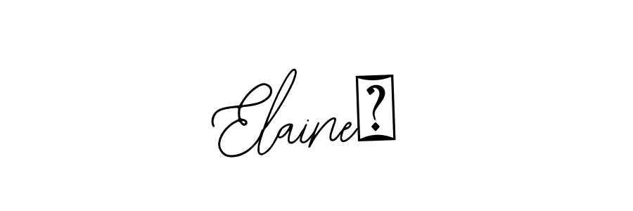 How to Draw Elaine❤ signature style? Bearetta-2O07w is a latest design signature styles for name Elaine❤. Elaine❤ signature style 12 images and pictures png