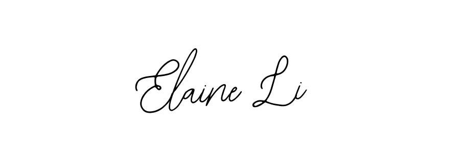 Also we have Elaine Li name is the best signature style. Create professional handwritten signature collection using Bearetta-2O07w autograph style. Elaine Li signature style 12 images and pictures png