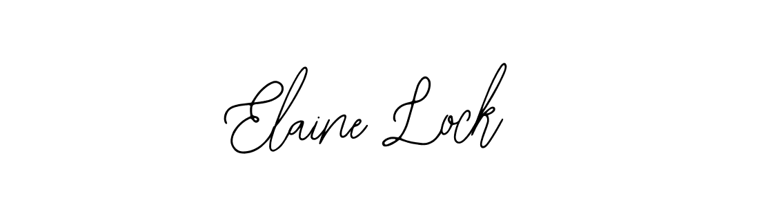 Use a signature maker to create a handwritten signature online. With this signature software, you can design (Bearetta-2O07w) your own signature for name Elaine Lock. Elaine Lock signature style 12 images and pictures png