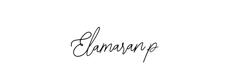 How to Draw Elamaran.p signature style? Bearetta-2O07w is a latest design signature styles for name Elamaran.p. Elamaran.p signature style 12 images and pictures png