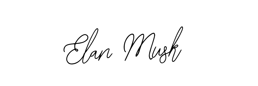 How to make Elan Musk signature? Bearetta-2O07w is a professional autograph style. Create handwritten signature for Elan Musk name. Elan Musk signature style 12 images and pictures png