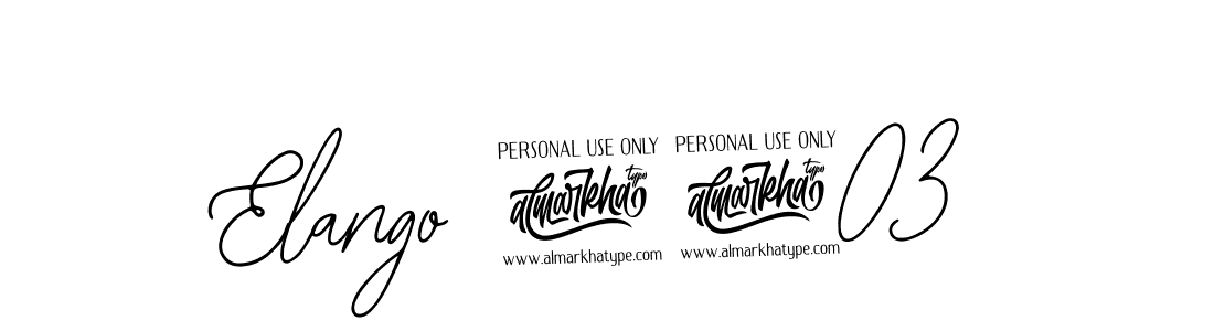 Design your own signature with our free online signature maker. With this signature software, you can create a handwritten (Bearetta-2O07w) signature for name Elango 2903. Elango 2903 signature style 12 images and pictures png