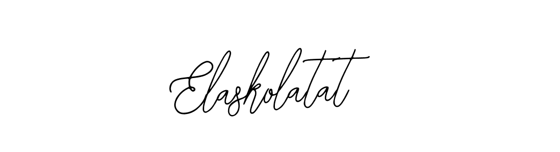 Make a beautiful signature design for name Elaskolatat. With this signature (Bearetta-2O07w) style, you can create a handwritten signature for free. Elaskolatat signature style 12 images and pictures png