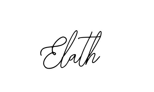 How to make Elath name signature. Use Bearetta-2O07w style for creating short signs online. This is the latest handwritten sign. Elath signature style 12 images and pictures png