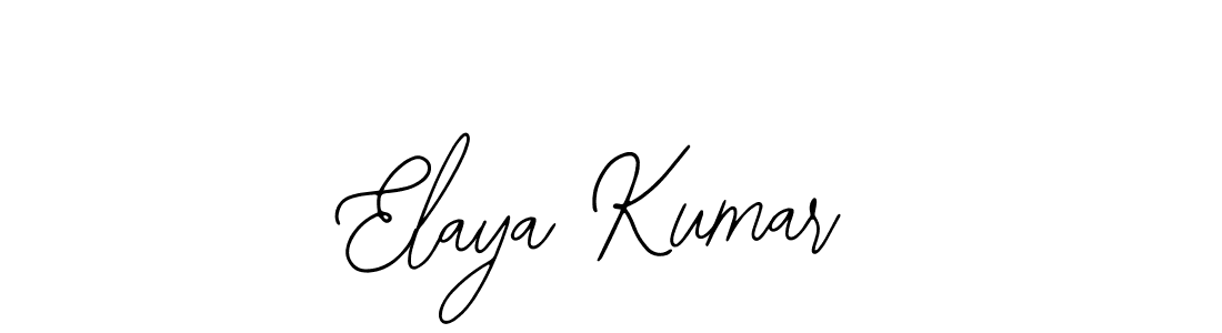 How to make Elaya Kumar signature? Bearetta-2O07w is a professional autograph style. Create handwritten signature for Elaya Kumar name. Elaya Kumar signature style 12 images and pictures png