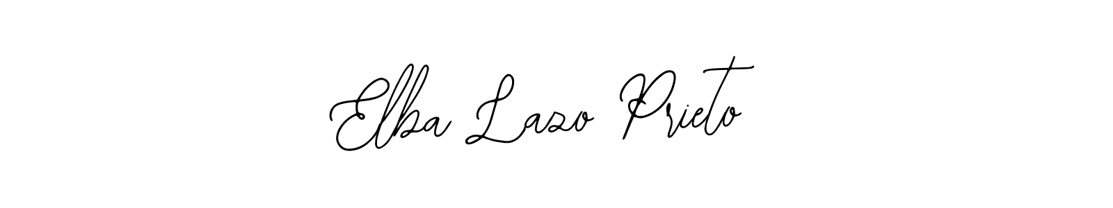 It looks lik you need a new signature style for name Elba Lazo Prieto. Design unique handwritten (Bearetta-2O07w) signature with our free signature maker in just a few clicks. Elba Lazo Prieto signature style 12 images and pictures png