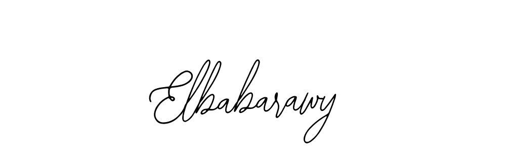 Design your own signature with our free online signature maker. With this signature software, you can create a handwritten (Bearetta-2O07w) signature for name Elbabarawy. Elbabarawy signature style 12 images and pictures png