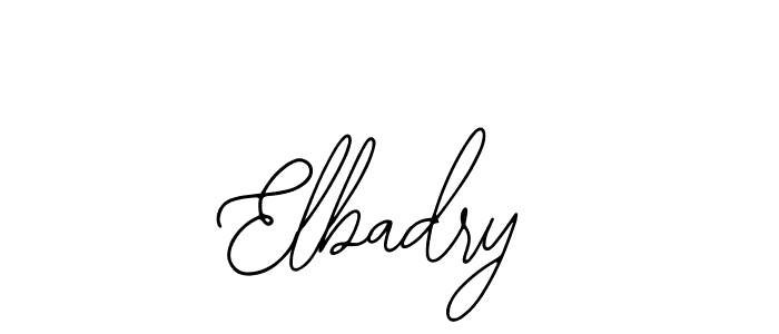 Use a signature maker to create a handwritten signature online. With this signature software, you can design (Bearetta-2O07w) your own signature for name Elbadry. Elbadry signature style 12 images and pictures png