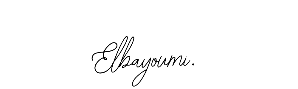 Make a beautiful signature design for name Elbayoumi.. Use this online signature maker to create a handwritten signature for free. Elbayoumi. signature style 12 images and pictures png