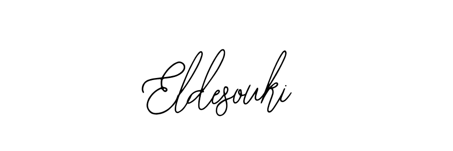 You should practise on your own different ways (Bearetta-2O07w) to write your name (Eldesouki) in signature. don't let someone else do it for you. Eldesouki signature style 12 images and pictures png
