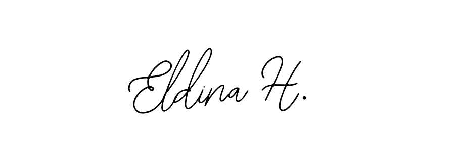 You can use this online signature creator to create a handwritten signature for the name Eldina H.. This is the best online autograph maker. Eldina H. signature style 12 images and pictures png
