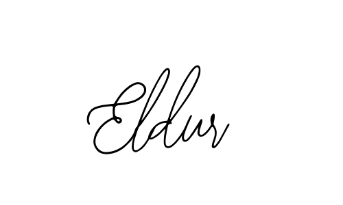 How to make Eldur name signature. Use Bearetta-2O07w style for creating short signs online. This is the latest handwritten sign. Eldur signature style 12 images and pictures png