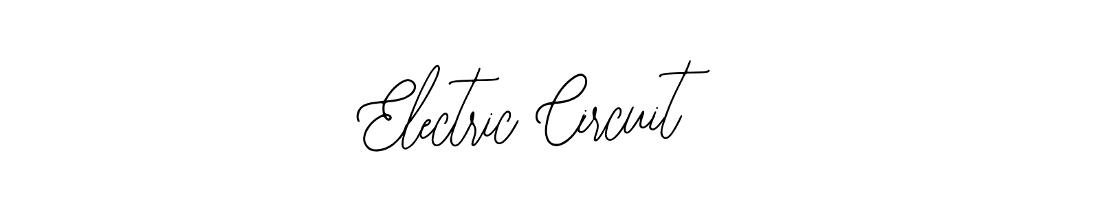 Electric Circuit stylish signature style. Best Handwritten Sign (Bearetta-2O07w) for my name. Handwritten Signature Collection Ideas for my name Electric Circuit. Electric Circuit signature style 12 images and pictures png