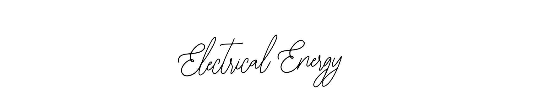 How to make Electrical Energy signature? Bearetta-2O07w is a professional autograph style. Create handwritten signature for Electrical Energy name. Electrical Energy signature style 12 images and pictures png