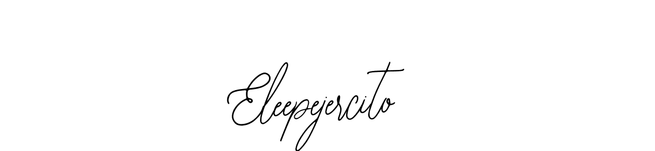 How to make Eleepejercito name signature. Use Bearetta-2O07w style for creating short signs online. This is the latest handwritten sign. Eleepejercito signature style 12 images and pictures png