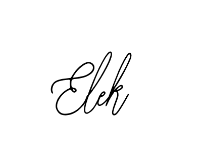 Also we have Elek name is the best signature style. Create professional handwritten signature collection using Bearetta-2O07w autograph style. Elek signature style 12 images and pictures png