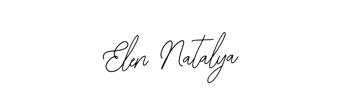 The best way (Bearetta-2O07w) to make a short signature is to pick only two or three words in your name. The name Elen Natalya include a total of six letters. For converting this name. Elen Natalya signature style 12 images and pictures png