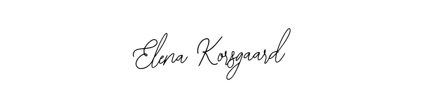if you are searching for the best signature style for your name Elena Korsgaard. so please give up your signature search. here we have designed multiple signature styles  using Bearetta-2O07w. Elena Korsgaard signature style 12 images and pictures png