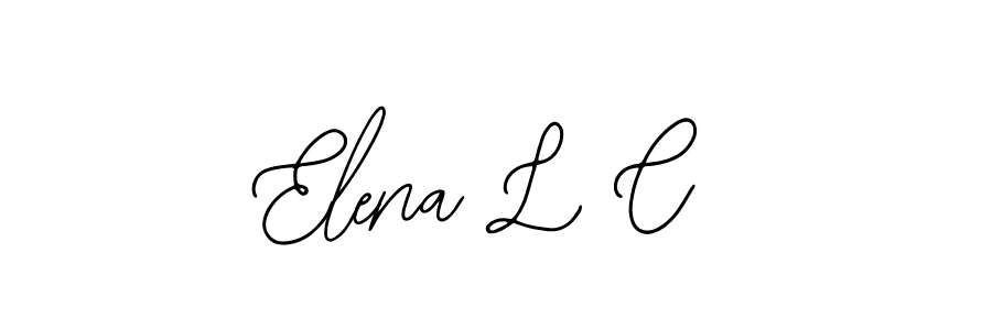 if you are searching for the best signature style for your name Elena L C. so please give up your signature search. here we have designed multiple signature styles  using Bearetta-2O07w. Elena L C signature style 12 images and pictures png