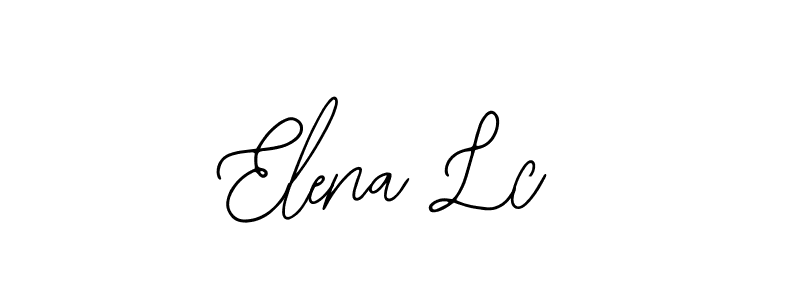 The best way (Bearetta-2O07w) to make a short signature is to pick only two or three words in your name. The name Elena Lc include a total of six letters. For converting this name. Elena Lc signature style 12 images and pictures png