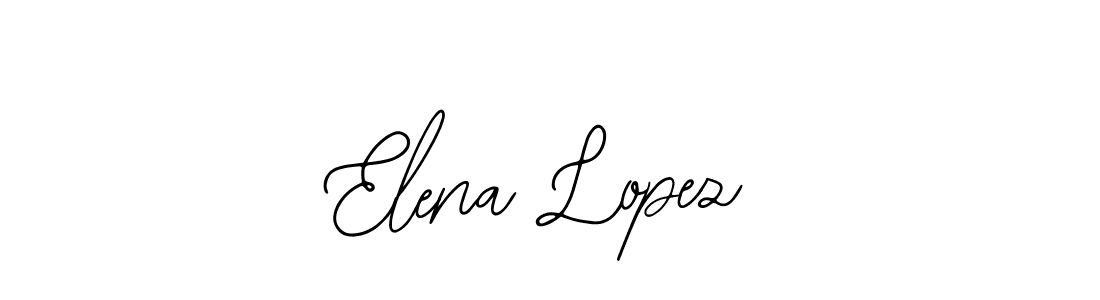 Bearetta-2O07w is a professional signature style that is perfect for those who want to add a touch of class to their signature. It is also a great choice for those who want to make their signature more unique. Get Elena Lopez name to fancy signature for free. Elena Lopez signature style 12 images and pictures png
