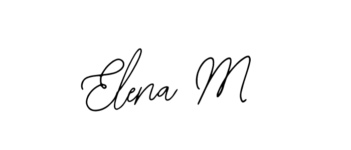 if you are searching for the best signature style for your name Elena M. so please give up your signature search. here we have designed multiple signature styles  using Bearetta-2O07w. Elena M signature style 12 images and pictures png