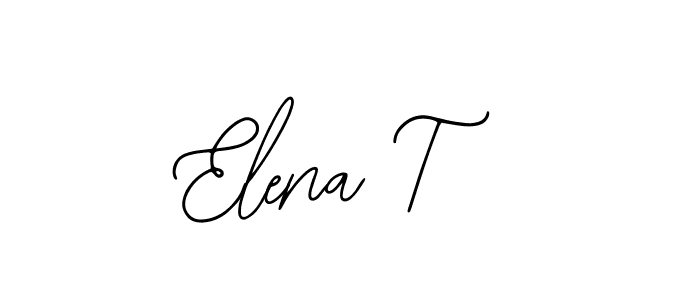 This is the best signature style for the Elena T name. Also you like these signature font (Bearetta-2O07w). Mix name signature. Elena T signature style 12 images and pictures png