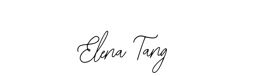 Elena Tang stylish signature style. Best Handwritten Sign (Bearetta-2O07w) for my name. Handwritten Signature Collection Ideas for my name Elena Tang. Elena Tang signature style 12 images and pictures png