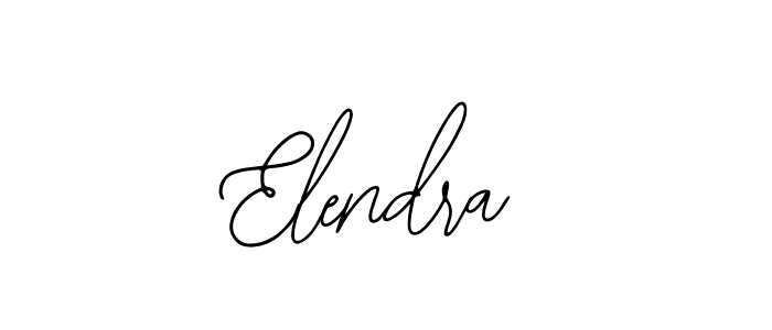 Use a signature maker to create a handwritten signature online. With this signature software, you can design (Bearetta-2O07w) your own signature for name Elendra. Elendra signature style 12 images and pictures png