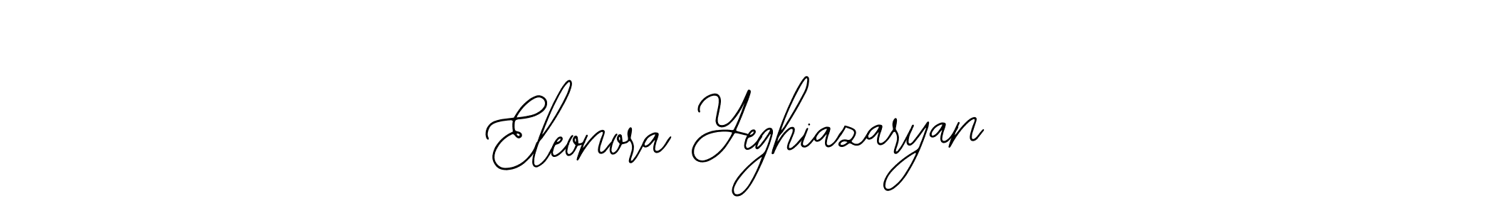 This is the best signature style for the Eleonora Yeghiazaryan name. Also you like these signature font (Bearetta-2O07w). Mix name signature. Eleonora Yeghiazaryan signature style 12 images and pictures png