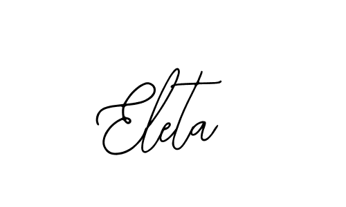 Design your own signature with our free online signature maker. With this signature software, you can create a handwritten (Bearetta-2O07w) signature for name Eleta. Eleta signature style 12 images and pictures png