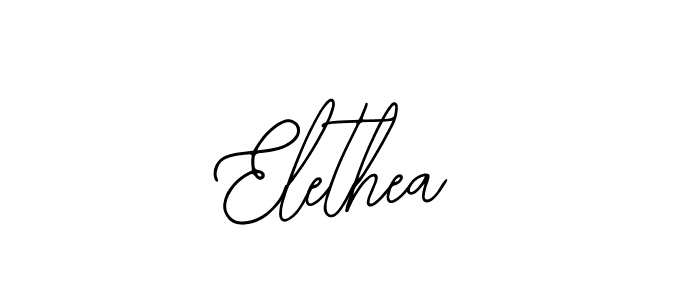 How to make Elethea name signature. Use Bearetta-2O07w style for creating short signs online. This is the latest handwritten sign. Elethea signature style 12 images and pictures png