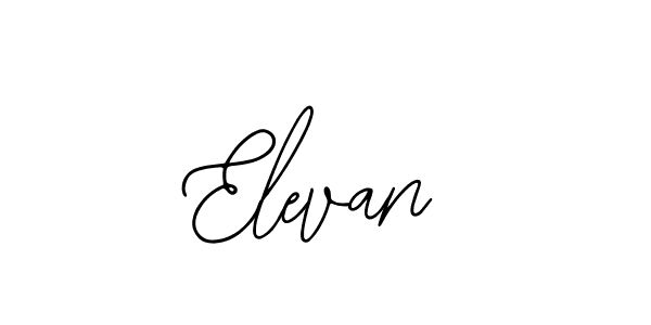 You should practise on your own different ways (Bearetta-2O07w) to write your name (Elevan) in signature. don't let someone else do it for you. Elevan signature style 12 images and pictures png